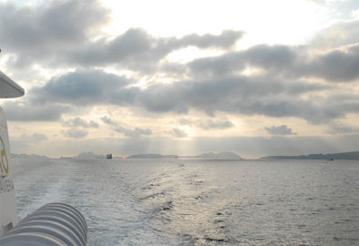 paseo barco ria arousa